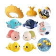 thumbnail image 1 of Juguetes de Baño Para Bebé+gorro Ducha Ajustable 8 pzs, 1 of 4