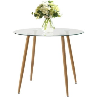 Round Kitchen Table With Drop Leaves, Black / Cherry - Walmart.com