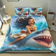 thumbnail image 1 of Moana Themed Bed Sheet Set Three Piece Set 53x79 Inches Comfortable And Skin Friendly Unique Design Creating A Star Studded Night, 1 of 6
