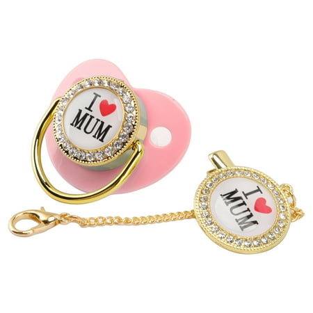 

Baby Integrated Silicone Lightweight With Clips For Household Pink