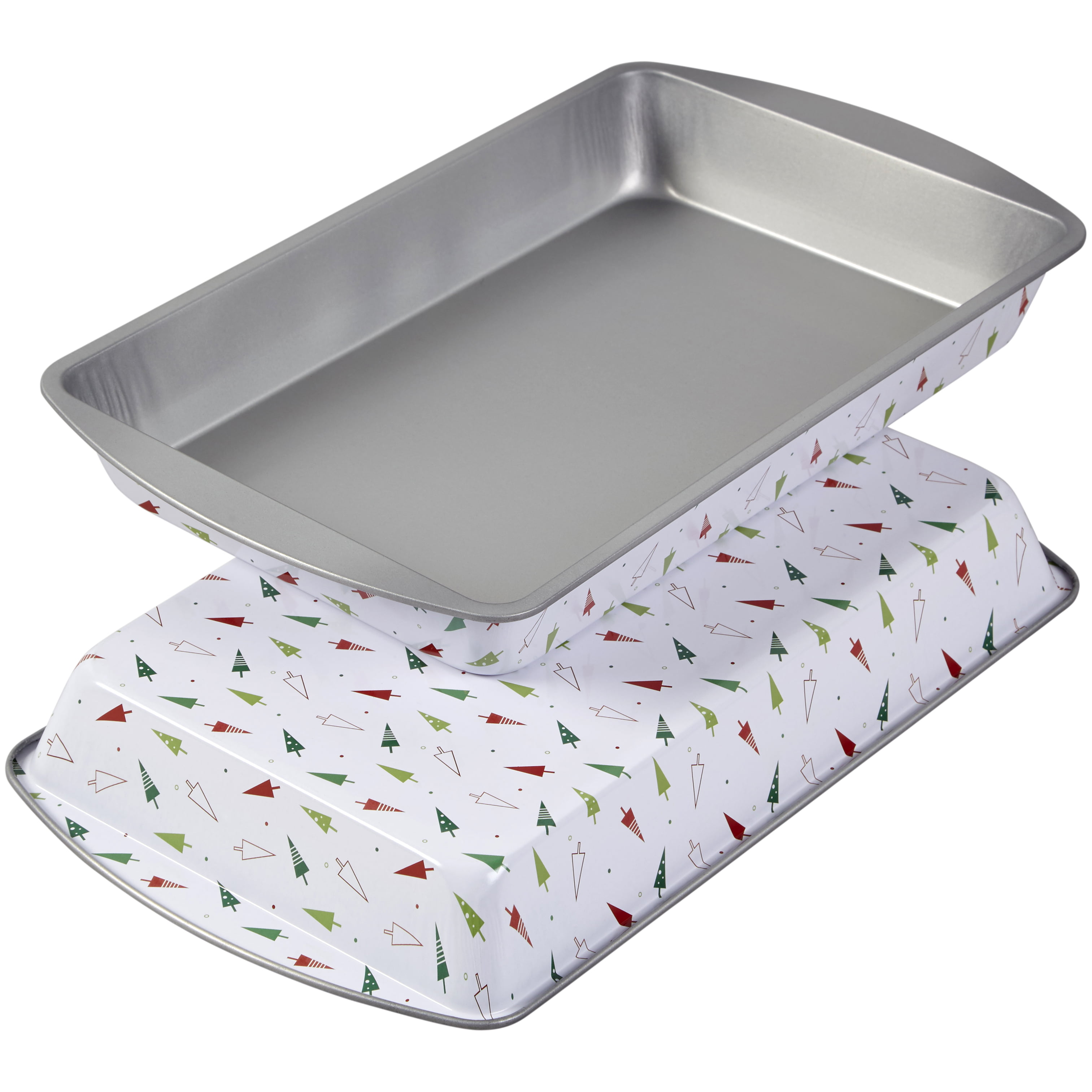 Holiday Home Large Embossed Patterned Christmas Baking Pan, 12 x 8 in -  Kroger