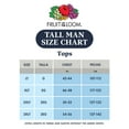 thumbnail image 6 of Fruit of the Loom Premium Tall Men's Breathable Crew Undershirts, 3-Pack, 6 of 8