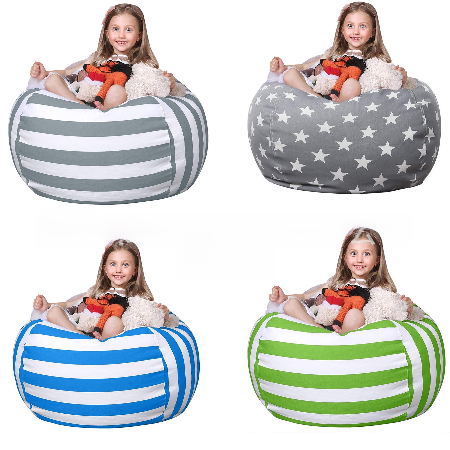 Grand Sac De Rangement Pour Jouets En Peluche - En Plastique