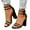 A Black, variant on High Heels for Women Open Toe Chunky Heels High Heeled Sandals Fahsion Casual Ankle Strap Dress Pump Sandals
