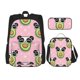 thumbnail image 1 of Balery Panda Avocado Mochila escolar 3 en 1 para niños: mochila resistente con lonchera térmica y estuche para lápices. Mochila escolar para niños y niñas., 1 of 7
