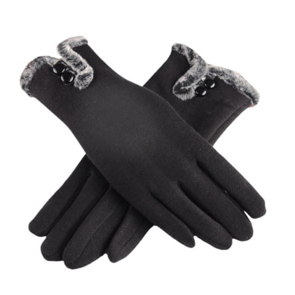 Women's Touchscreen Magic Gloves - 6 Pair Pack, Fleece Lined, Acrylic, Keep Hands Warm & Text Friendly