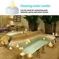 thumbnail image 6 of Kafsov LED Floating Candles, 12PC Water-Activated Lights for Romantic Decor, Battery-Powered, Safe for Indoor/Outdoor Use B, 6 of 9