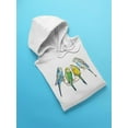 thumbnail image 3 of Australian Parakeets Hoodie Women -Image by Shutterstock, Female x-Large, 3 of 4