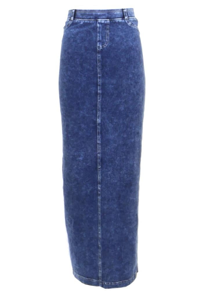 Hardtail Long Denim Skirt WJ-114 