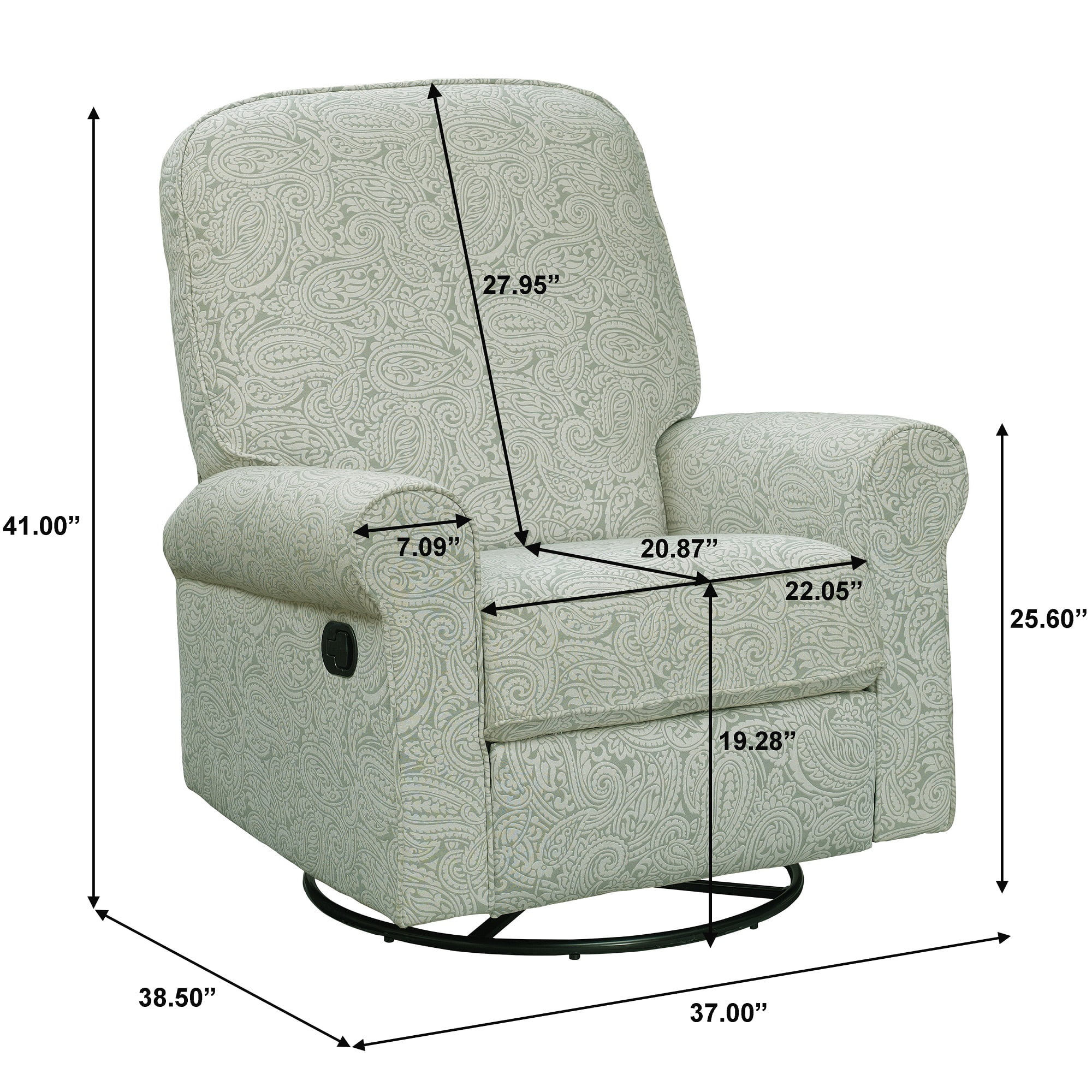 ashewick swivel glider recliner