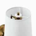 thumbnail image 5 of Sconce Wall Lamp Light Fixture, Gold White, Fabric, Living Kitchen Cafe Bistro Hospitality Restaurant, Modern Contemporary Boutique HB33875, 5 of 10