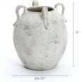 thumbnail image 7 of LuxenHome Vintage Ceramic Round Vase Multi Gray and White Terracotta Vaes with Handles Farmhouse Decor,Pottery Vase Living Room Decor,Large Waterpoof Vases Home Decor 11-Inch, 7 of 7