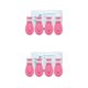 thumbnail image 1 of Billuyoard 4 piezas TPE Pet Anti Scratch Shoe portátil reutilizable transpirable Universal Cute limpieza Nail Trimming Boot Protector rosa Rosado 2piezas, 1 of 6