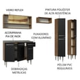 thumbnail image 4 of Cocina Integral 229cm Con Tarja Emilly Madesa 11 Marrón/Negro, 4 of 10