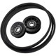 thumbnail image 1 of GX20286 GX20287 Flat Idler Pulley with Drive Belt for Lawn Mower, 1 of 5