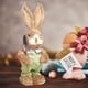 thumbnail image 3 of Conejo de Pascua,conejo de pascua decoración ornamento figuritas de conejo,vacaciones de peluche animales de peluche,conejo de pascua decoraciones primavera,decoraciones navideñas de BLESIY Conejo de Pascua, 3 of 8