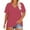503_Hot Pink, variant on V Neck T Shirts for Women Plus Size Short Sleeve Tops Casual Summer Tshirts Loose Fit Tee Short Sleeve Shirts for Women White