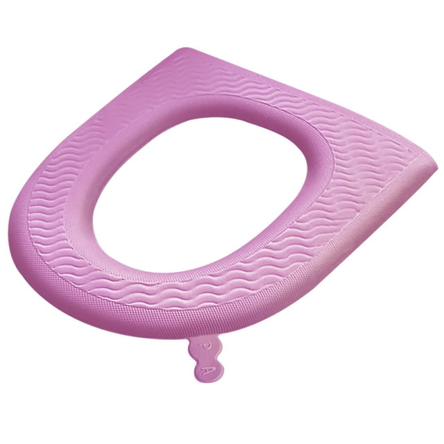 Cojín de asiento de inodoro de alta espuma | Anillo de asiento de EVA universal lavable y limpiable | Funda reutilizable antideslizante para baño doméstico, adultos y niños | Comodidad para todas