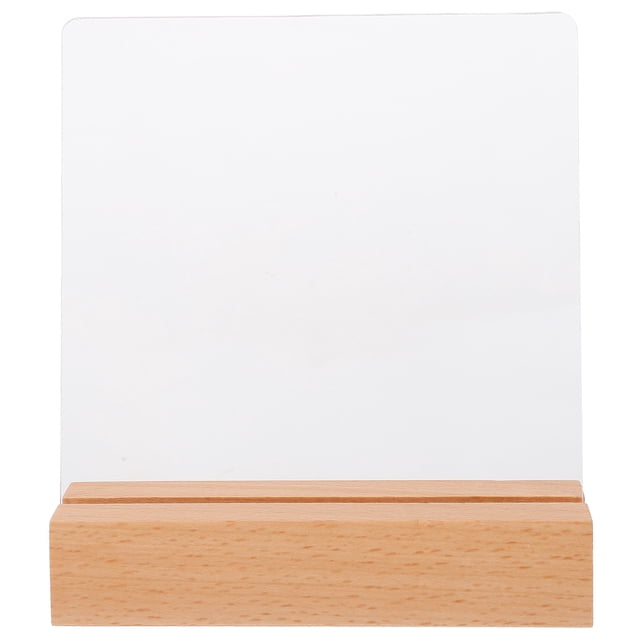 Acrylic Sign Holder with Wood Base Acrylic Nail Art Display Holder Nail Art Display Board