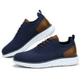 thumbnail image 4 of Men's Casual Dress Oxfords Shoes Breathable Knit Leisure Fashion Sneakers Wide, 4 of 5