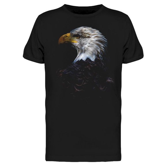 Bald Eagle View From The Side T-Shirt Men -Image by Shutterstock, Male 3X-Large