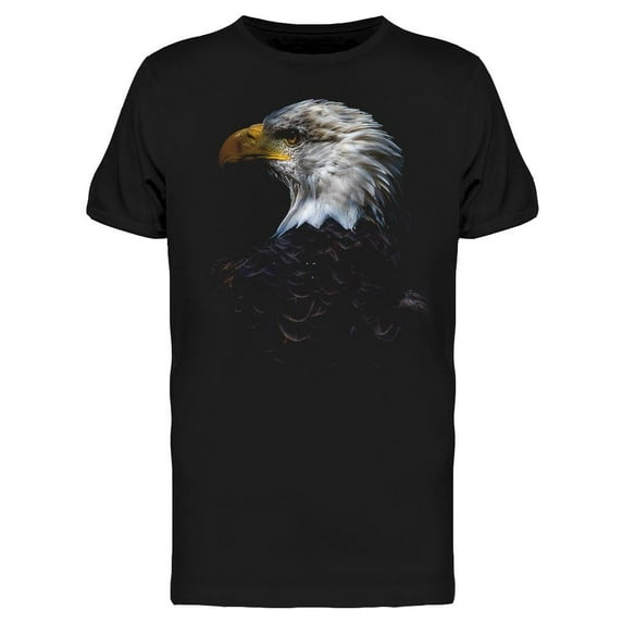 Bald Eagle View From The Side T-Shirt Men -Image by Shutterstock, Male XX-Large