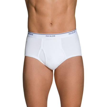 Fruit of the Loom Men's Dual Defense Classic White Briefs, Super Value (Best Briefs For Guys)