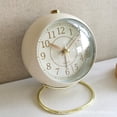 thumbnail image 3 of Coofit Alarm Clock Creative Decorative Round Table Clock Desk Clock for Bedroom Bedside, 3 of 7
