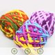 thumbnail image 3 of Wosthever Cárdigan de hilo de tejer de 100g, bufandas de hilo de una sola hebra tejidas a mano, gorro, suministros para tejer, accesorio de Type3 NO3, 3 of 6