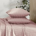 thumbnail image 3 of Brielle Home 300 Thread Count 100% Cotton Dobby Striped Sheets Collection, 3 of 5