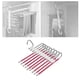 thumbnail image 2 of Perchas para pantalones Injueey organizador de Acero inoxidable Rojo 33.2x24 cm, 2 of 6