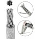 thumbnail image 3 of Cable de acero inoxidable de 3 mm, cuerda de acero inoxidable de 50 m/3 mm, cable de acero revestido con bridas, manguitos M3, orejetas de acero inoxidable, cable de alambre de 3 mm para tendedero, ca, 3 of 5