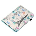 thumbnail image 6 of SaniMore Full Protective Case for Samsung Galaxy Tab A8 Case 10.5" 2022 SM-X200/X205, PU Leather Case Magnetic Clasp Card Slot Pen Holder Anti-slip Strip Auto Wake/Sleep Kickstand Case, Flower Tower, 6 of 9