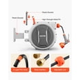 thumbnail image 4 of VEVOR Retractable Garden Hose Reel, 1/2 Inch x 65 ft Wall Mounted Hose Reel, Heavy Duty Garden Hose Reel with 9 Patterns Nozzle, Any Length Lock, Upgraded Slow Return System and 180°Swivel Bracket, 4 of 9