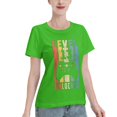 thumbnail image 2 of Level 13 Unlocked Women'S Basic Short Sleeve T-Shirt Green Large, 2 of 5