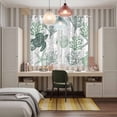 thumbnail image 5 of Sage Green Coastal Kitchen Curtains 84 Inch Length, Sea Turtle Nautical Coral Summer Beach Grommet Top Bedroom Living Room Curtains, Light Filtering Cafe Curtain Drapes 2 Panels Set 104''x84'', 5 of 9