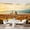 Color 1, variant on Wall Mural Peel and Stick Blue Ridge Mountains Sunset North Georgia Self-Adhesive Wallpaper Removable Wall Decal Wall Sticker Home Decor for Living Room Bedroom 69"x96"
