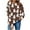 Brown, variant on Makaor Sweatshirt Women Halloween Crew Neck Tops Fleece Long Sleeve Pullover Casual Fall Clothes Green L