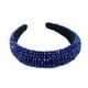 thumbnail image 2 of Sonducket Diademas con cuentas de cristal con purpurina, tocado de punto Flexible para el cabello, tocado para mujer, fiesta, colorido brillante Accesorio para el cabello Azul Sonducket AP010971-13B, 2 of 5