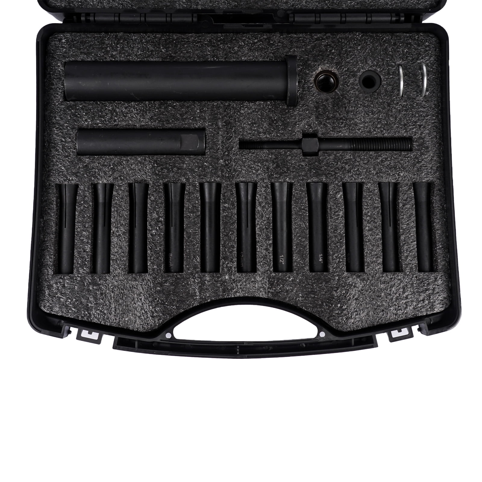 GELUOXI 18pcs In-Line Dowel Pin Puller Master Set 95400 Includes Both SAE Metric Collets, Efficient Dowel Pin Puller Tool