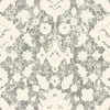 Better Homes & Gardens Peel & Stick Wallpaper Gray and Beige, Ayana Persian, 18" x 18.86'