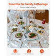 thumbnail image 2 of VEVOR Glass Lazy Susan Turntable Dining Table Centerpiece 24 in Rotating Tray, 2 of 9
