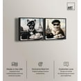thumbnail image 2 of Chic Parisian Pets Set Canvas Fashion Wall Decor by Art Remedy, Black Frame, 12 x 12, 2 of 6
