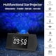 thumbnail image 5 of Proyector de estrella multifuncional Luz nocturna Reloj despertador Proyector de techo Altavoz BT co Abody Despertador, 5 of 7