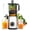 Grey, variant on Cold Press Juicer, 5.4" Extra Wide Feed Chute Juicer Machines for Whole Vegetables & Fruits, 98% High Juice Yield, Easy Clean & Install, Compact Slow Masticating Juicer with 300W, Grey
