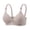 Light Ashy, variant on Jelly Bras For Women Womens Striped Three Hook Clasp Wireless Bra Middle Elderly Full Coverage Support Pink 36-44
