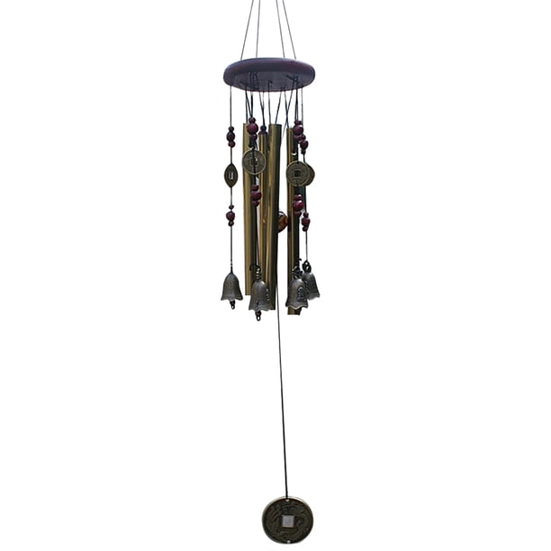 Campanas de viento para exteriores, patio, tubos de jardín antiguos, campanas de cobre para el hogar, campanas para colgar en la pared, decoración del hogar Inevent JJ12515-00B