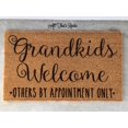 thumbnail image 2 of FuGrandkids Welcome Doormat - Funny Polyester Door Rug with Non Slip Backing, Perfect for Front Door, Outdoor Entrance, and Home Decor, 2 of 6