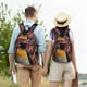 thumbnail image 4 of Disketp Abstract Pattern Penguin print Canvas Backpack Lightweight Travel Daypack Student Rucksack Laptop Backpack-, 4 of 5