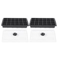 thumbnail image 2 of Monyance Gardening Tray Cabilock Seedling Starter Trays with Lid - 2Pcs 2 Cells Plant Grow Kit(14.96X9.06X3.54Inches), 2 of 10